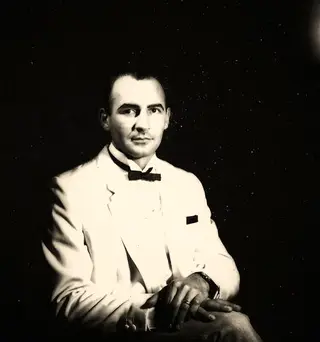 Historisches Porträt von Franz Thell